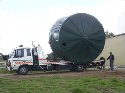 We move water tanks